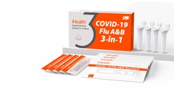 iHealth Flu A&B/COVID-19 3-in-1 Rapid Test (4 Pack)
